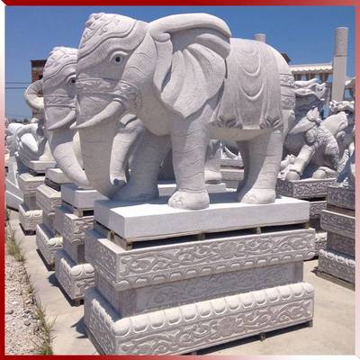 白麻石雕大象的價格、廠家選擇與惠安雕刻技藝探析